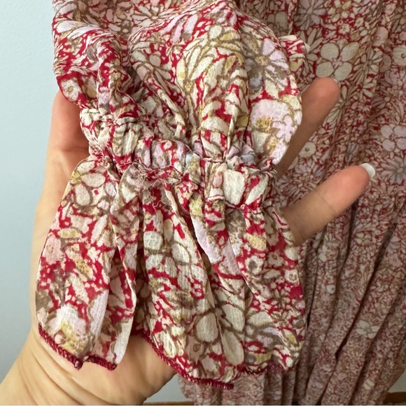 Free People Feeling Groovy Maxi Dress in Red Size S - Picture 3 of 6